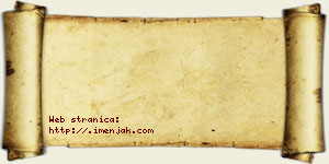 Jovana Paspalj vizit kartica